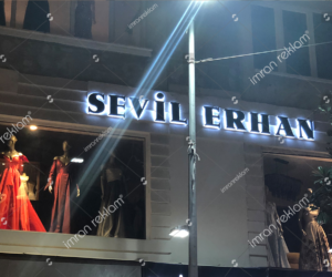 Delikli Kutu Harf Tabela