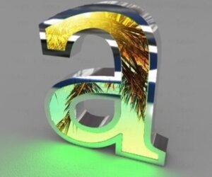 Fileli Kutu Harf Tabela